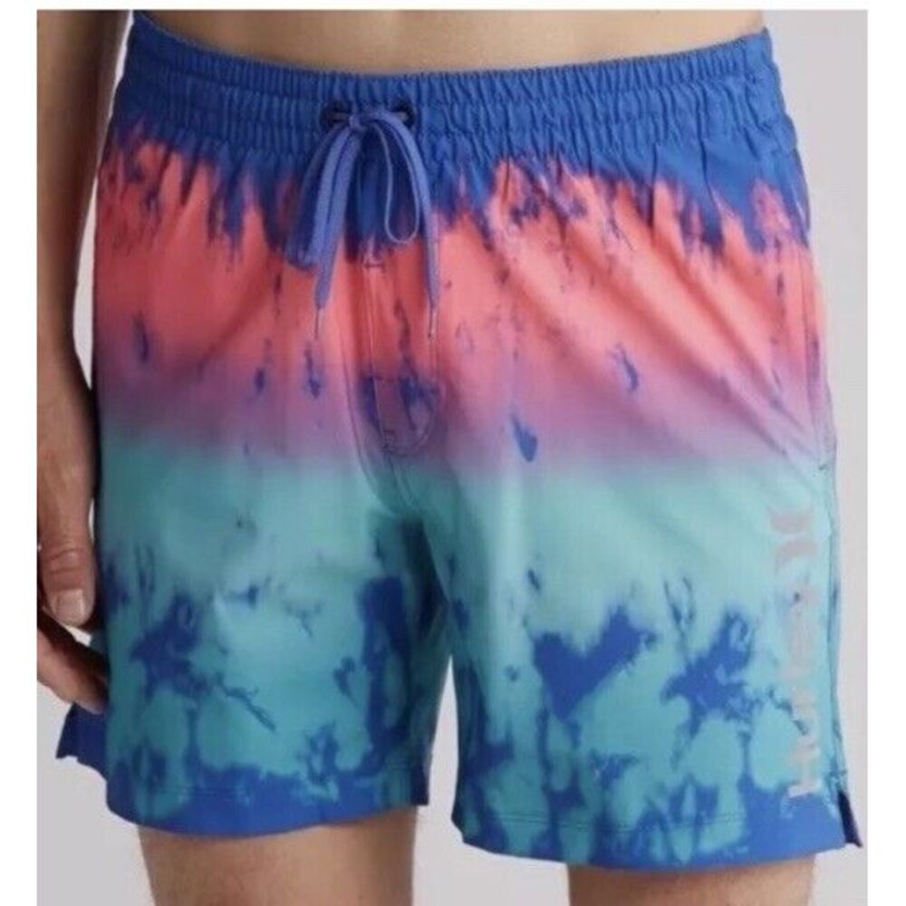 New $44 HURLEY MENS Phantom Punta Arenas Volley Shorts 17" Swim Lined Size M